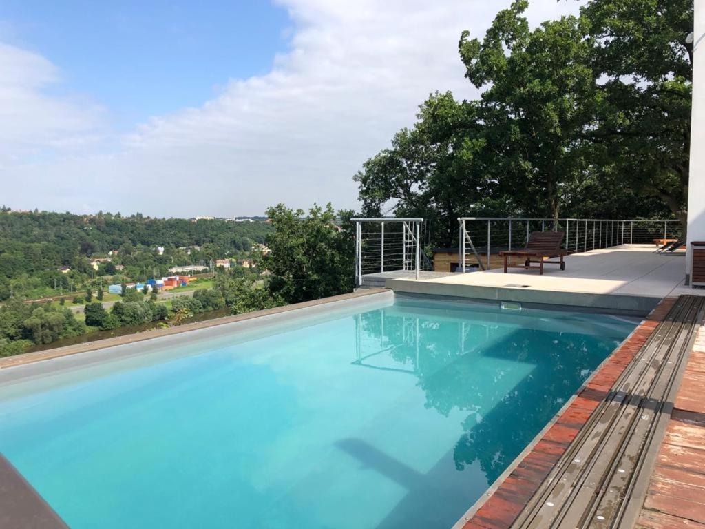 Apartmán D Vyhlídka nad řekou Zdiby Exterior foto